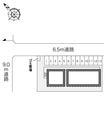 ★手数料０円★名古屋市緑区乗鞍１丁目　月極駐車場（LP）